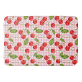 Sweet Red Cherry Pattern Badmat (Voorkant)