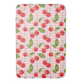 Sweet Red Cherry Pattern Badmat (Voorkant Verticaal)