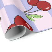 Sweet Red Cherry Pattern Cadeaupapier (Rol Hoek)