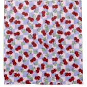 Sweet Red Cherry Pattern Douchegordijn (Voorkant)