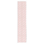 Sweet Red Cherry Pattern Korte Tafelloper (Voorkant)