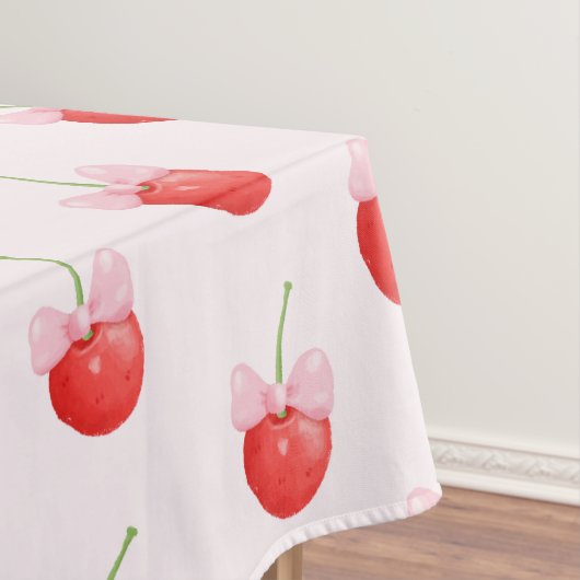 Sweet Red Cherry Pattern Tafelkleed (Voorbeeld)