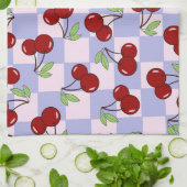 Sweet Red Cherry Pattern Theedoek (Gevouwen)