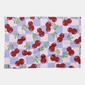 Sweet Red Cherry Pattern Theedoek (Horizontaal)