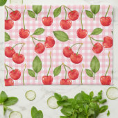 Sweet Red Cherry Pattern Theedoek (Gevouwen)