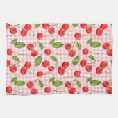 Sweet Red Cherry Pattern Theedoek (Horizontaal)