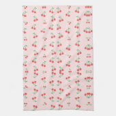 Sweet Red Cherry Pattern Theedoek (Verticaal)