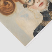 Sweet Red Hair Steampunk Princess AC9 Decoupage Tissuepapier (Detail)