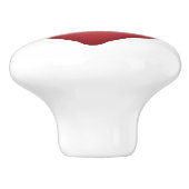 Sweet Red Heart Keramische Knop (Zijkant)