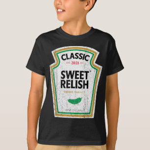 Sweet Relish DIY Halloween Condition Green Pickle T-shirt