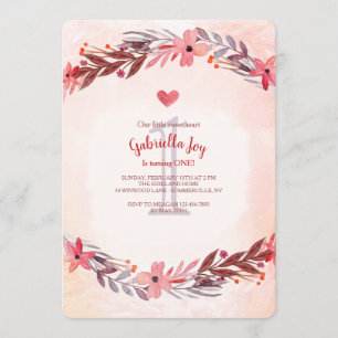 Sweet Remembrance Invitation Kaart