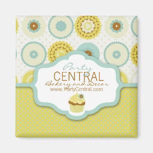 Sweet Retro Business Magnet Magneet