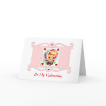 Sweet Retro Valentijn Girl