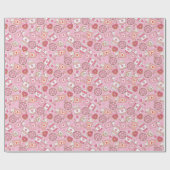 Sweet Retro Valentijns Cadeaupapier (Vlak)