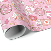 Sweet Retro Valentijns Cadeaupapier (Rol Hoek)