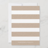 Sweet Romance Bridal Shower Invitation Kraft (Dos)