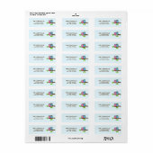 Sweet Romantic Owls Etiket (Full Sheet)