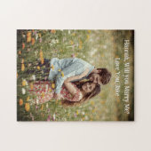 Sweet Romantic Proposal | Personalized Photo Legpuzzel (Horizontaal)
