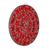 Sweet Romantic Valentijn Love Hearts Red Dartbord (Voorkant Links)