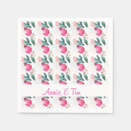 Sweet roos bud art servet