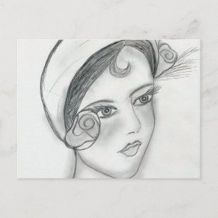 Sweet Roos Flapper Briefkaart