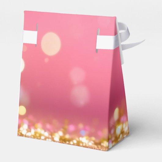 Sweet Roos Gold Glitter Glam Bedankt Favor Box Bedankdoosjes (Achterkant)