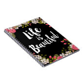Sweet Rose Floral Life is Beautity Journal (Côté Droit)