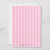 Sweet Rose Ladybug Photo Invitation Anniversaire (Dos)