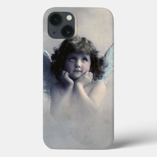 Sweet Rosy Cheeked  Angel in Clouds Case-Mate iPhone Case (Achterkant)