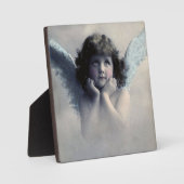 Sweet Rosy Cheeked  Angel in Clouds Fotoplaat (Voorkant)