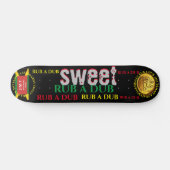 SWEET RUD A DUB JMT 7 3/4" Skateboard Deck (Horz)