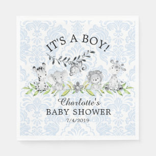 Sweet Safari Animals Baby shower Paper Napkins Servet