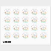 Sweet Safari Animaux Parade Favoriser Sticker (Feuille)