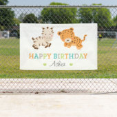 Sweet Safari Birthday Spandoek (Insitu)