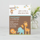 Sweet Safari Invitations (Debout devant)