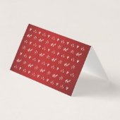 Sweet Santa Claus arrive Script Photo Mini Card (Back)