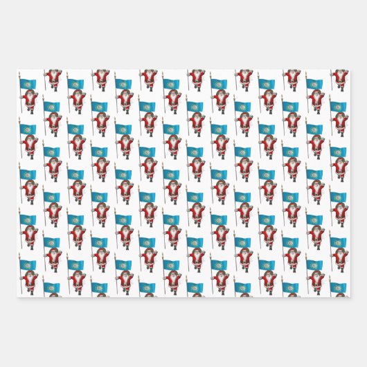 Sweet Santa Claus bezoekt South Dakota Inpakpapier Vel (Voorkant 3)