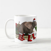 Sweet Santa Claus Elephant Koffiemok (Links)