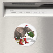 Sweet Santa Claus Elephant Magneet (Insitu (Vaatwasser))