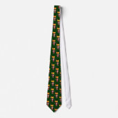 Sweet Santa Claus met vlag van Spanje Stropdas (Voorkant)