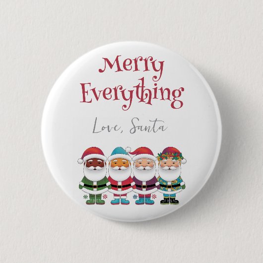 Sweet Santas Ronde Button 5,7 Cm (Voorkant)