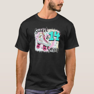 Sweet Sassy en veertien verjaardag voor het Schaat T-shirt