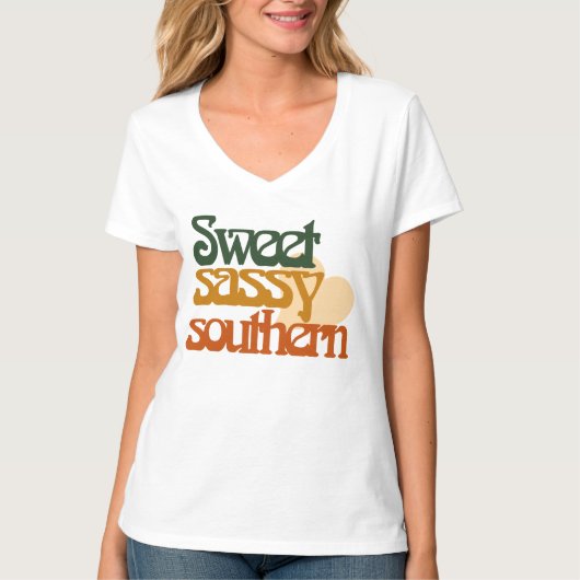 Sweet Sassy Southern T-shirt (Voorkant)