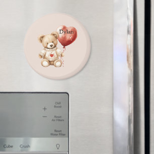 Sweet Schattige Teddy Bear Heart Magneet