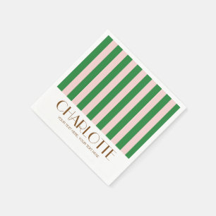 Sweet Schattigee trendy Gepersonaliseerd verjaarda Servet