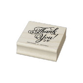 Sweet Script Bedankt met jouw tekst Rubberstempel (Stempel)