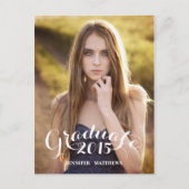 Sweet Script | Invitation de la fête de graduation (Devant)