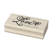 Sweet Script Love Bedankt met jouw tekst Rubberstempel (Stempel)