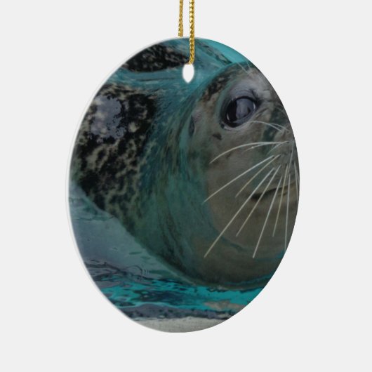 Sweet Seal Keramisch Ornament (Rechts)