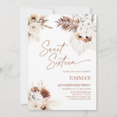 Sweet Seize Anniversaire Invitation 16E Anniversai (Devant)